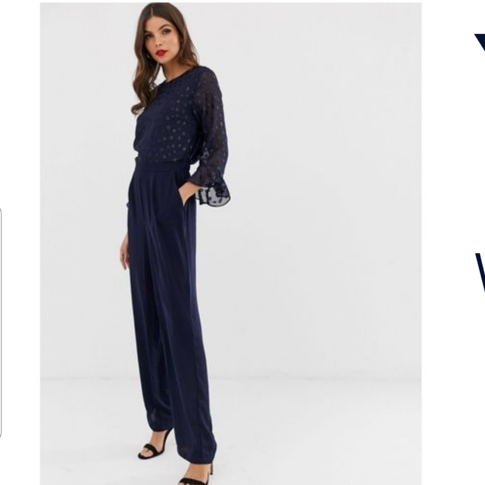 Y.A.S flute sleeve jumpsuit
